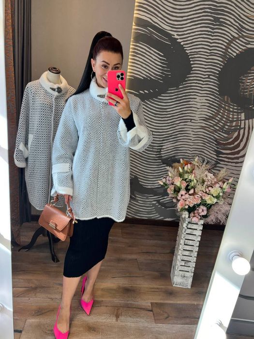 благородная альпака оверсайз большой размер