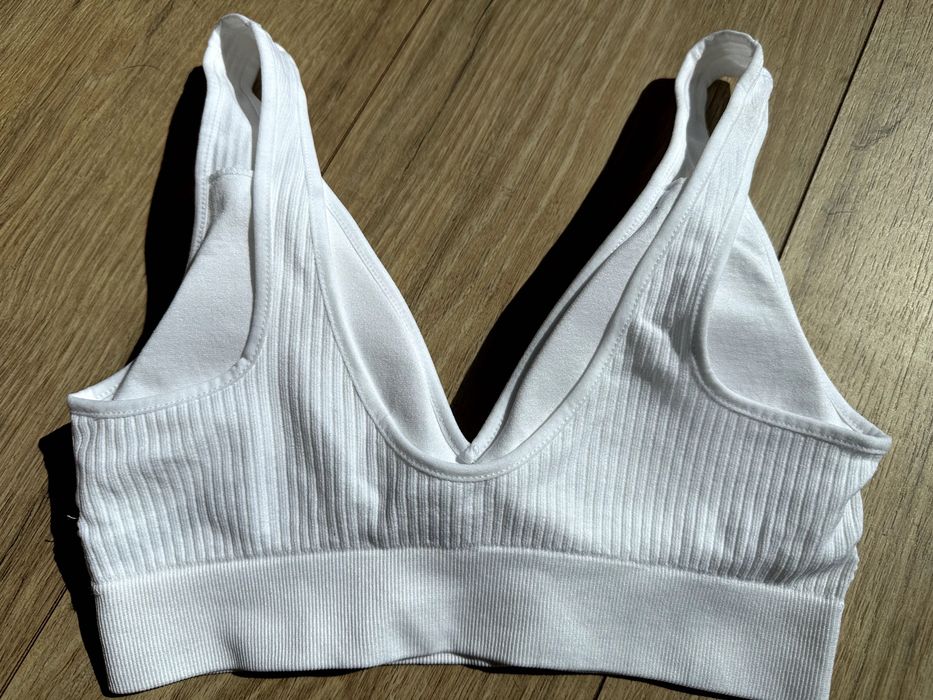 Primark biustonosz prazek bialy XS