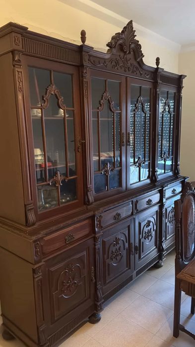 Estante de Sala em madeira antiga