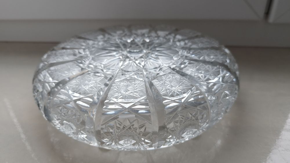 Duza popielniczka kryształowa