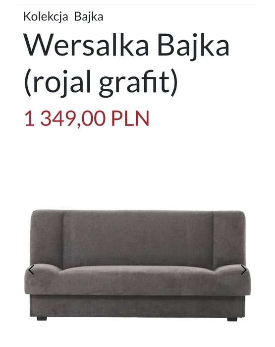 Wersalka „Bajka” (Bodzio) – stan dobry, Szczecin (ul. Potulicka)