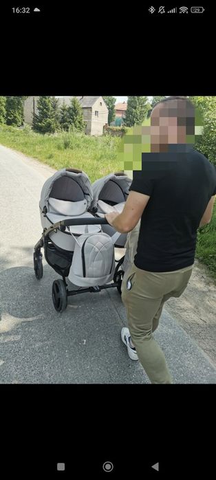 Wózek bliźniaczy  Junama Duo