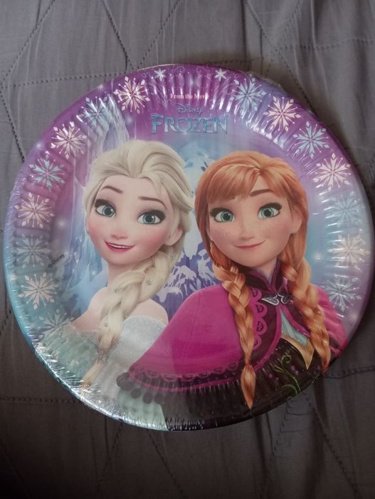 8 talerzyków Kraina lodu