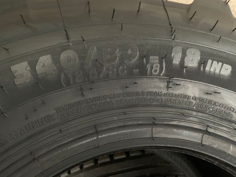 Opona 12.5/80-18 BKT KABAT 340/80-18 MICHELIN NowaGWARANCJA FV Wysyłka