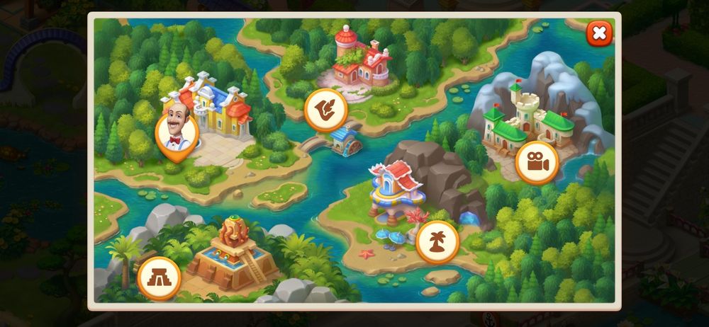 Аккаунт Gardenscapes останні рівні, багато бустерів