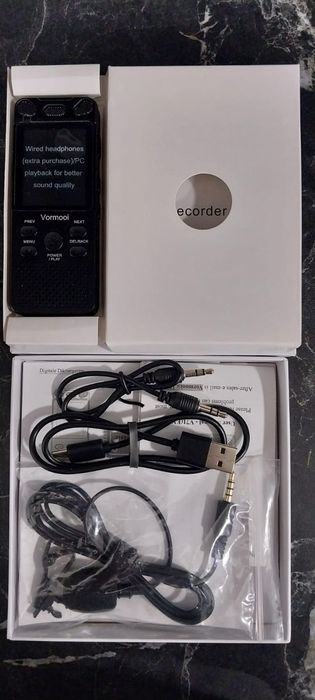 Новий професійний цифровий диктофон Vormooi V71 96GB (32+64) + MP3