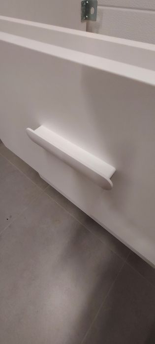 Szafka pod umywalkę, biała 70 cm