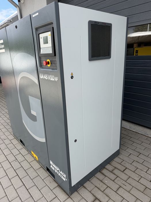Kompresor śrubowy Atlas Copco GA45 VSD FF 45KW 8.58m/3min falownik