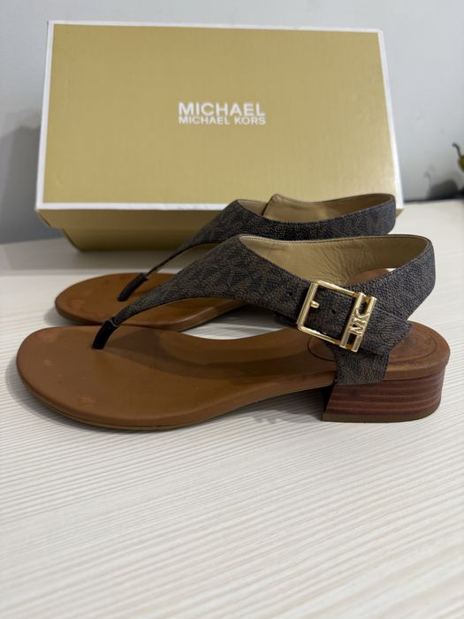 Michael Kors ОРИГІНАЛ сандалі шкіряні коричневі рощмір 38