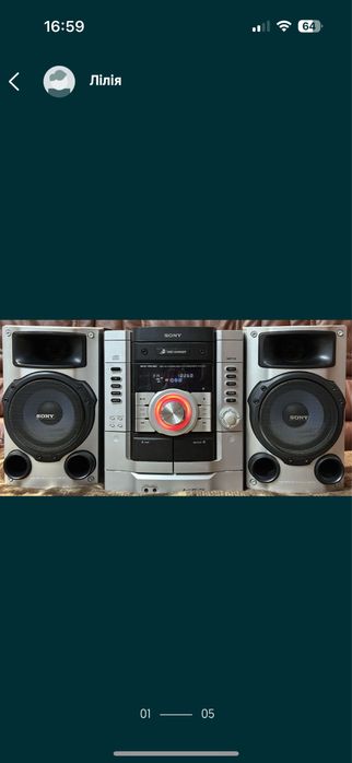 Музичний центр Sony