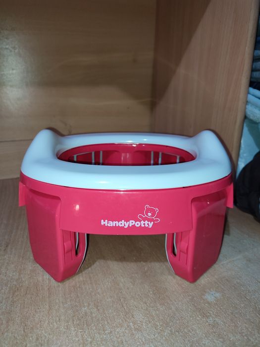 Nocnik turystyczny HANDYPOTTY 2W1 ,nakładka wielorazowa,woreczki.DoNeg