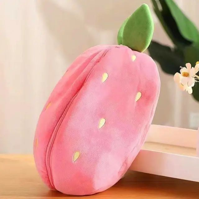 Дихаючий, музичний, кролик в полуничці. strawberry bunny 30см.