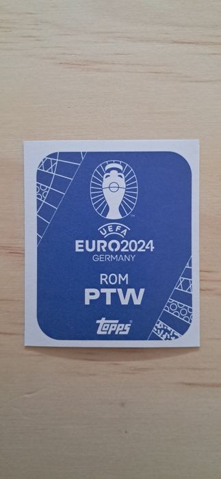 Cromo futebol de Hagi(Euro 2024)da Panini