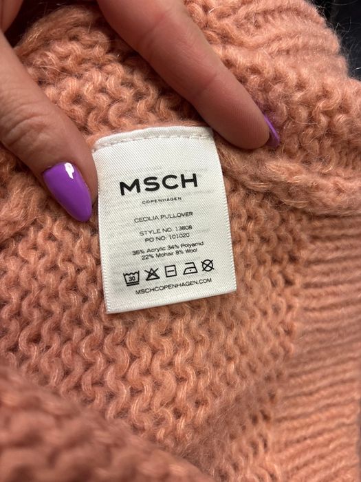 MSCH copenhagen sweter swetr moher wełna lana 38 M 40 L 42 XL