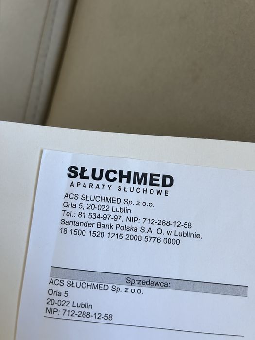 Aparat sluchowy