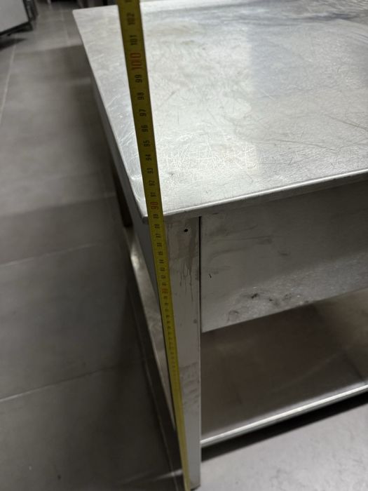 Mesa quadrada de centro para cozinha / café , com prateleira