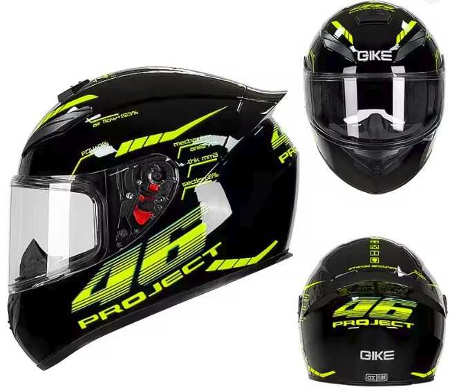 Capacete Moto XL Project 46 (Rossi 46) – Design Desportivo - Novo