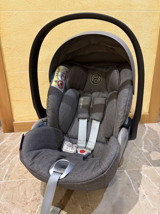 Ovo cybex cloud z + base isofix z + capa chuva
