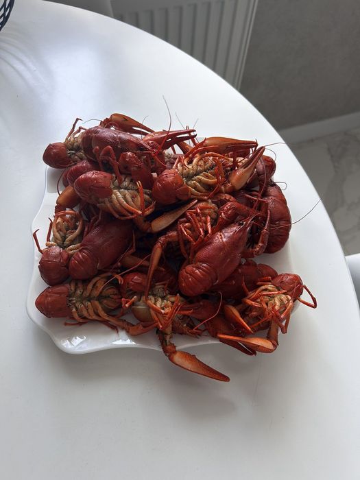 Продам свіжевиловлені раки та рибу