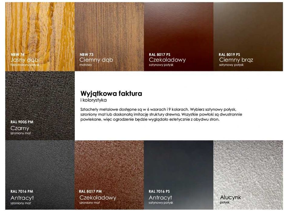 Sztacheta metalowa, sztachetki, panel, przęsło!  Kazimierza Wielka