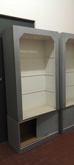 Conjunto de Estantes Vitrines Para Loja