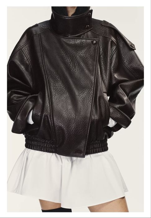 Куртка Zara шкіряна жіноча