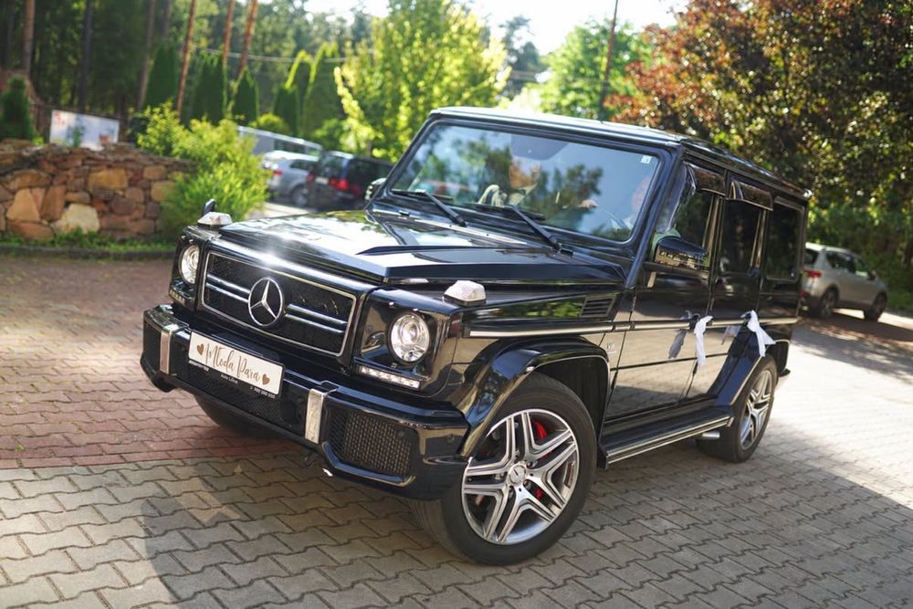 Mercedes G klasa AMG oraz GLE suv  samochód, auto na ślub, wesele, sesje