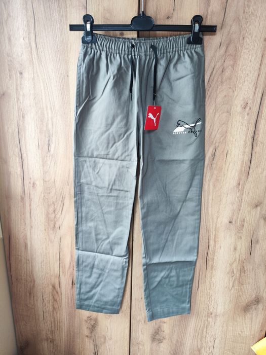 Spodnie bawełniane a la jeans Puma, rozmiar 150 cm, nowe z metką, kies