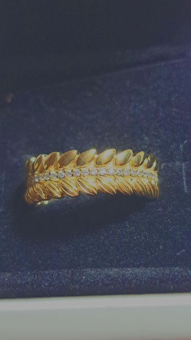 Anel da Pandora dourado