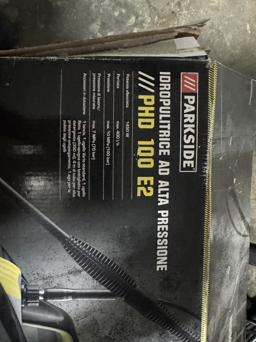 Máquina de alta pressão como nova