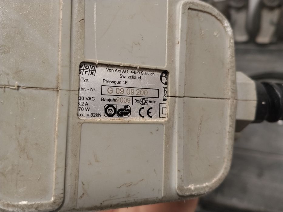 Zaciskarka Viega Pressgun 4E+cegi gaz 35/28/22/18/15