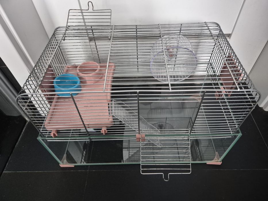 ZOLUX Klatka dla małych gryzoni Panas Colour 50 kol. różowy