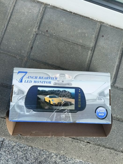 Wyświetlacz do kamerki cofania bluetooth, USB
