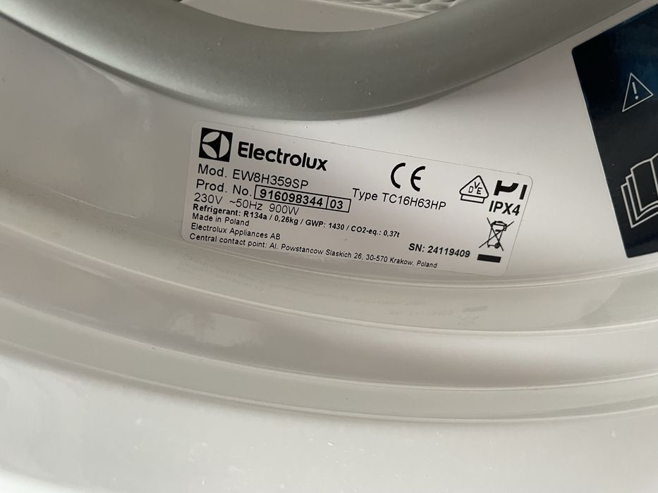 Suszarka bębnowa Electrolux