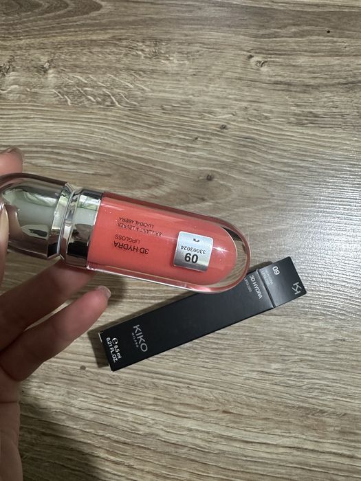 Блиск для губ kiko 3d hydra lipgloss оригінал
