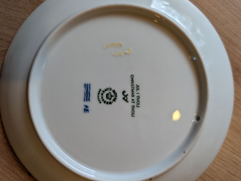 Royal Copenhagen 1990 talerzyk + filiżanka