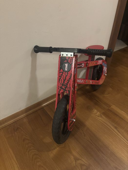 Rowerek drewniany dziecięcy biegowy