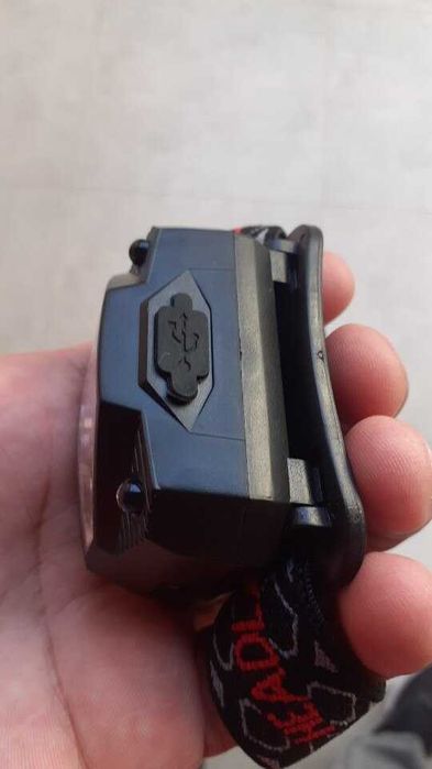 Налобный LED - фонарик с сенсорным управлением - COB и LED, 5 режимов