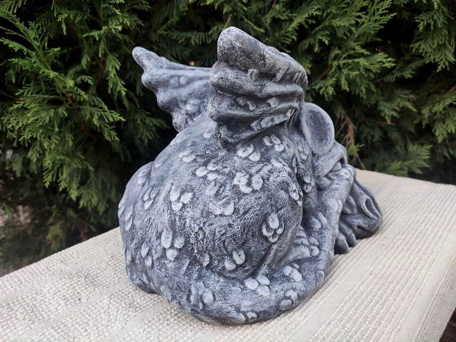 Dragão em pedra - decoração casa & jardim