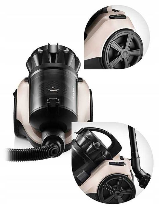 ZESTAW 15w1 Odkurzacz cyklonowy bezworkowy tradycyjny HEPA szczotki 3L