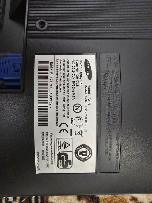 Монітор 17 Samsung SyncMaster 721n