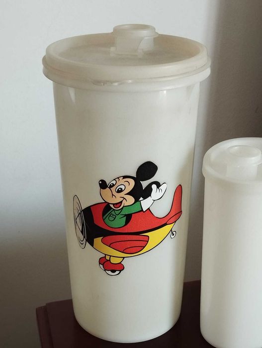 Copos Criança Vintage Mickey Avião