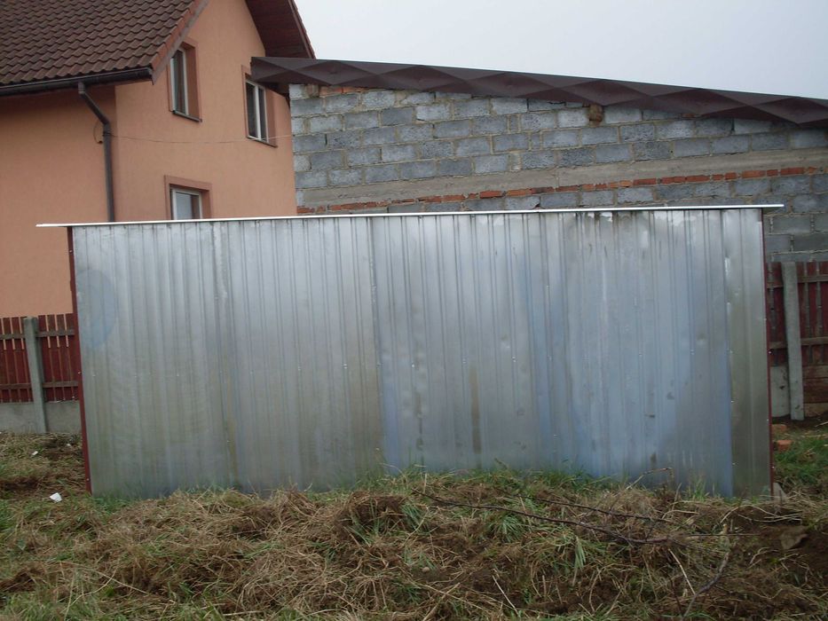ŚL Garaż blaszany na budowe 3x5std w 2 gatunku - ocynk