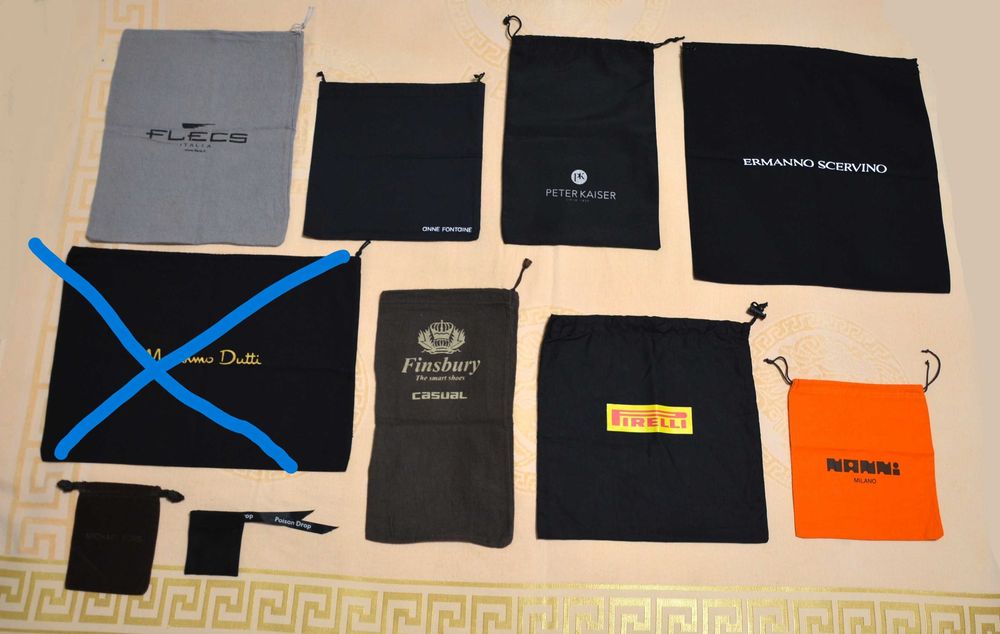 Пильники, чохли для взуття, сумок, ременів