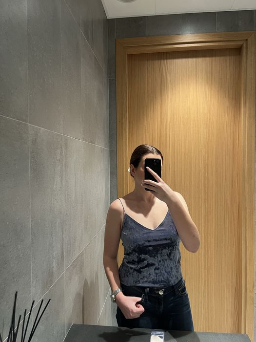 Top bluzka na ramiączka h&m S