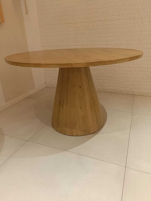 Mesa madeira Ø 120 cm