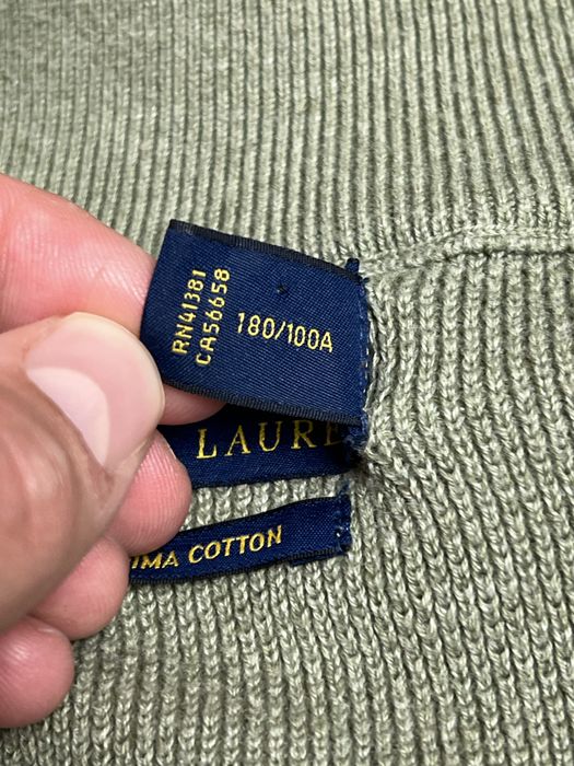 Чоловічий светр polo ralph lauren 1/3 zip old money