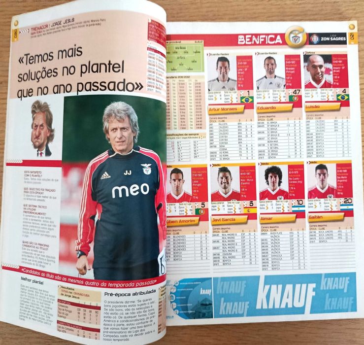 Cadernos de A Bola - época de 2011-12
