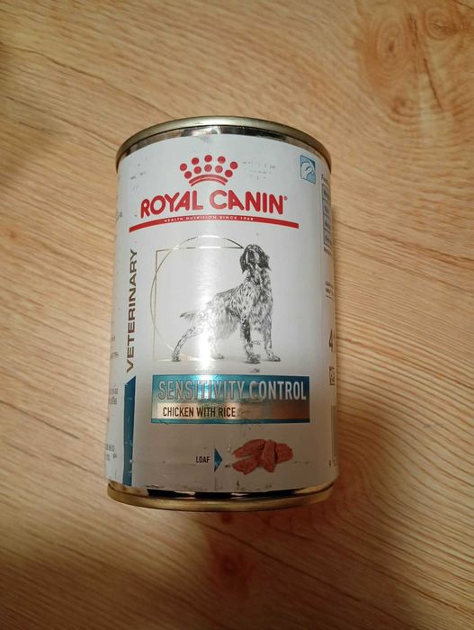 Karma mokra dla psa puszka Royal Canin kurczak z ryżem 410g control