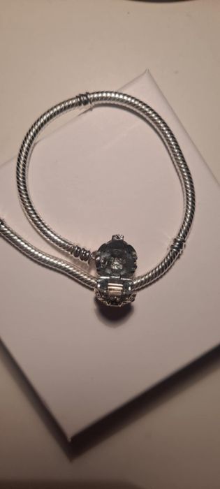 Srebrna Bransoletka Modułowa na Charmsy Pandora Karoca S925